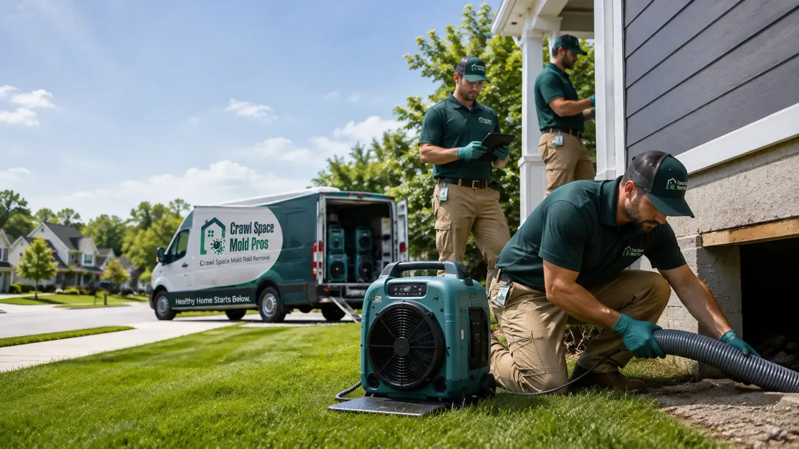 Crawl Space Mold Removal in New Stanton, PA